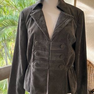 Chelsea & Theodore Corduroy Corset‎ Blazer